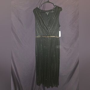 alexa b nites green dress Green Floral Alexa Midi Dress main image 0